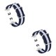thumbnail image 3 of Kearding Correa de reloj inteligente Reloj inteligente colorida Piezas de reparación de diario Compatible con accesorios Watch FIT Azul Azul blanco 2piezas, 3 of 5