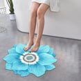 thumbnail image 3 of Abstract Floral Area Rug Floor Mat Oriental Design Carpet For Bedroom Living Room Low Pile Washable Runner For Closet Entryway Coffee Table Rug for Dorm Room Decorative Blankets And Throws Hand, 3 of 4