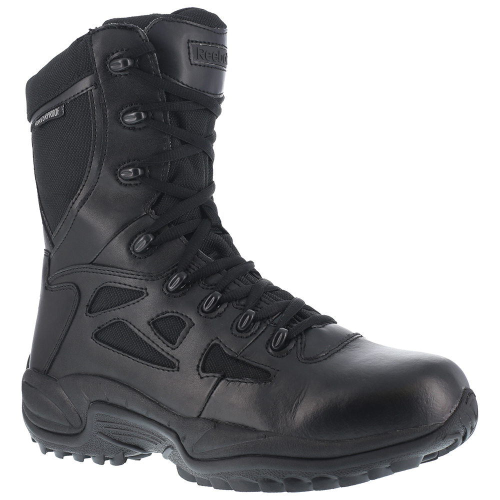 Reebok Work  Mens Rapid Response Rb 8 Inch Waterproof Soft Toe Eh Side Zip  Work Safety Shoes Casual - image 2 of 5