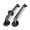 Black-18 Inch (Pack of 2), variant on Shower Grab Bar Chrome Polished 16 Inch (Pack of 2) Bath Safety Handle
