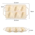 thumbnail image 4 of Molde De Silicona Resistente A Altas Temperaturas, Fácil De Limpiar, 8 Agujeros, Herramienta Para Hornear Huevos De Pascua, Molde Para Pastel De Chocolate seitruly HA023185-00, 4 of 7