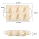 thumbnail image 4 of Molde De Silicona Resistente A Altas Temperaturas, Fácil De Limpiar, 8 Agujeros, Herramienta Para Hornear Huevos De Pascua, Molde Para Pastel De Chocolate seitruly HA023185-00, 4 of 7