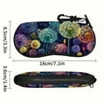 thumbnail image 6 of Under Starry Sky Pattern Design Neoprene Glasses Case with Zipper - Ultra-Light Travel Glasses Pouch, Fits All Sunglasses, Eyeglasses & Accessories, 6 of 11