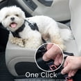 thumbnail image 2 of Dog Seat Belt Pet Dog Cat Car Seatbelt Safety - Elastic Adjustable Harness Shock Protector Safety Belts Leash - Heavy Duty Nylon - Universal Fit, 2 of 7