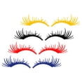 thumbnail image 6 of 4 Pairs Car Eyelash for Headlight Eyebrow Decal Fun Auto Exterior Decoration, 6 of 11