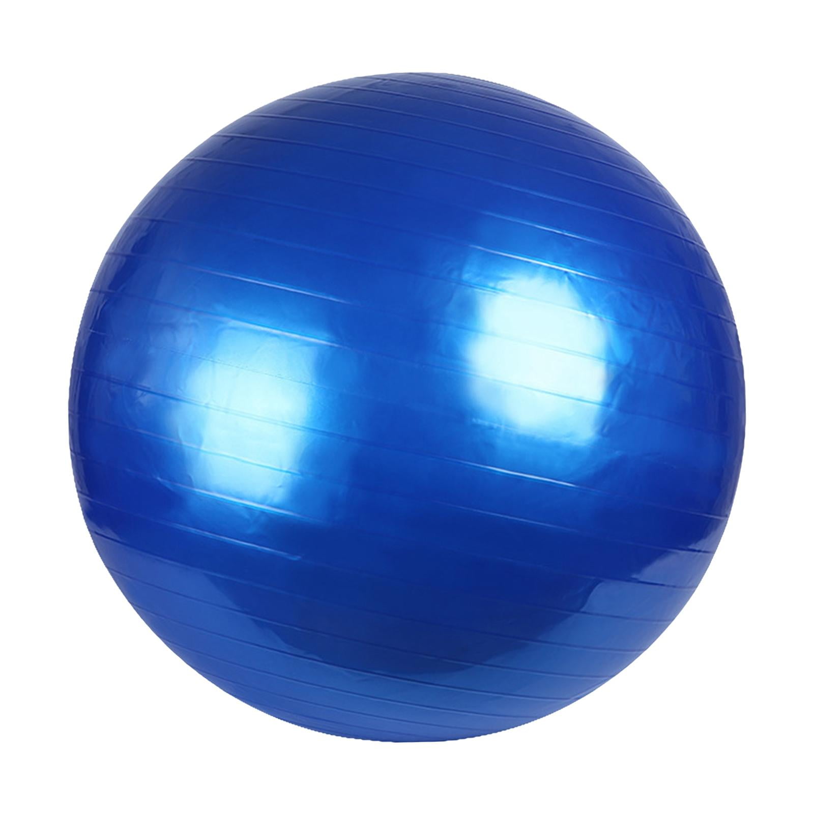 Balance Ball Yoga Ball Non Slip Thickened Anti Burst Stability Ball Pilates Ball for Office Woman Fitness Ball Workout Competition 75CM Blue