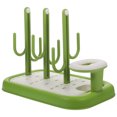 thumbnail image 1 of OULII 1Set Baby Bottle Drying Rack for Nursing Bottles and Cups in Light Green PP, 1 of 8