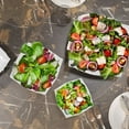 thumbnail image 5 of Exquisite White Disposable Premium Hard Plastic Bowl, Party, Salad, Snack and Fruit Bowl, 5 of 6