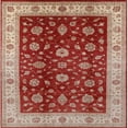 thumbnail image 1 of Ahgly Company Indoor Square Mid-Century Modern Red Oriental Area Rugs, 4' Square, 1 of 6