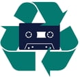 thumbnail image 2 of CafePress - Recycle Cassette Tape -  Round Wood Ornament 4", 2 of 2