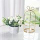 thumbnail image 3 of Flores artificiales con jarrón - Hortensia y ramo floral de crisantemo Pieza central de la boda para la decoración del hogar, la sala de estar o la oficina JFHHH pequeña, 3 of 5
