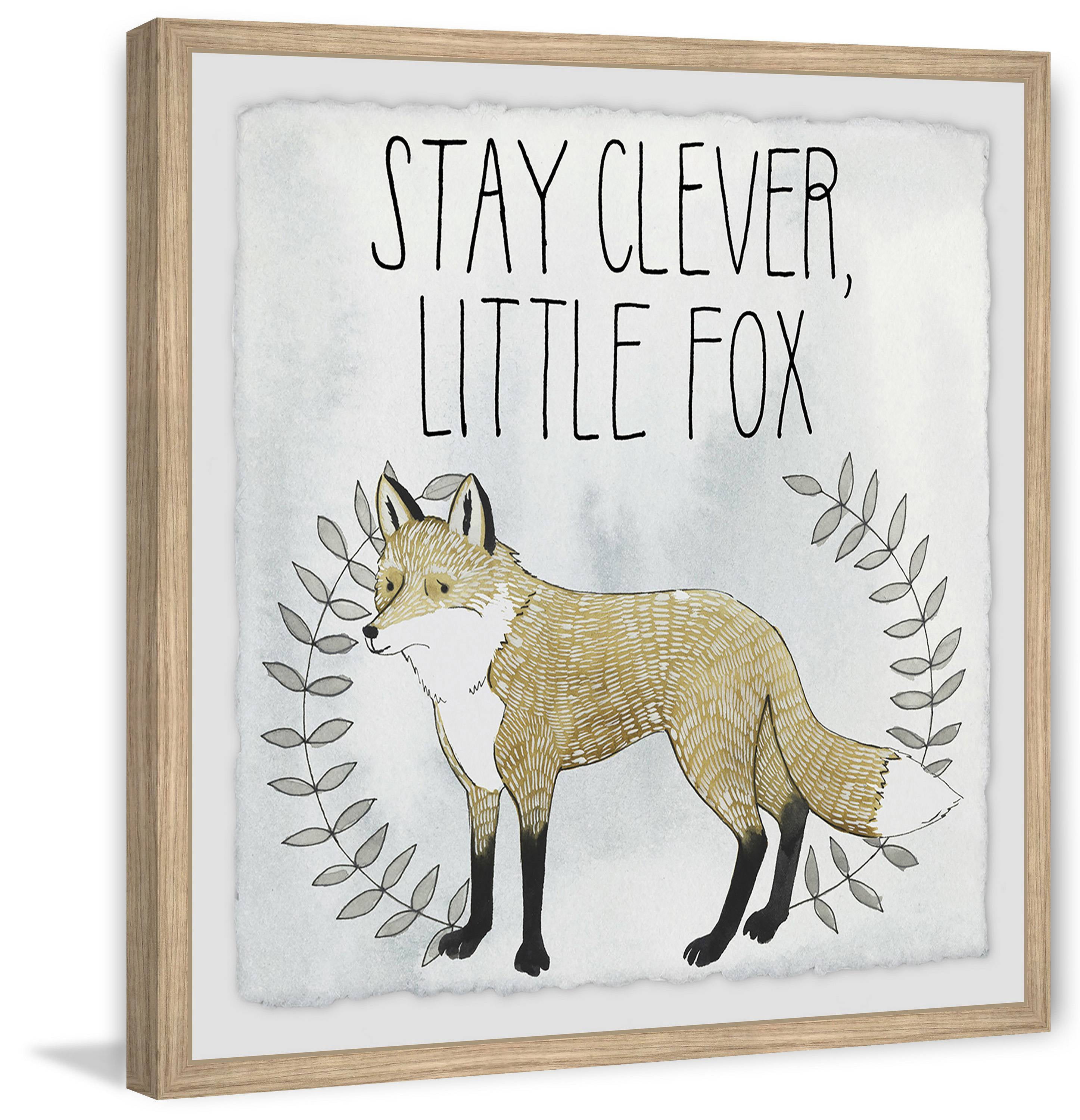 Marmont Hill Forest Friends Ii Framed Wall Art, 12.00" x 1.50"