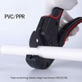 thumbnail image 3 of Pipe Cutter for Labor-saving Blade & Non-slip Grip, Versatile Cutter & Safe Design, Clean Cut & Ergonomic Handle for PVC, CPVC, PE, PPR, PEX, Rubber Pipes, Wide Application (63mm), 3 of 5