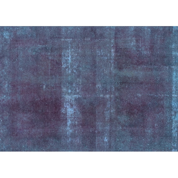 Ahgly Company Indoor Rectangle Abstract Light Blue Modern Area Rugs, 8' x 10'