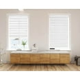 thumbnail image 6 of Lumi Light Filtering Cord-Free Zebra Blinds Fabric Roller White, 35"x72", 6 of 8