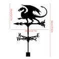 thumbnail image 4 of Vikakiooze 2022 Home Decor Clearance Weather Vane Decoration Roof Weather Vane Garden Courtyard Decoration, 4 of 4