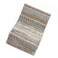 thumbnail image 6 of Well Woven Custom Size Runner - Choose Your Length - Sahille Grey & Golden Rust Tribal Geo Stripes 31 Inches Wide x 17 Feet Long Runner (31" x 17' Runner) Rug, 6 of 6