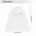 thumbnail image 3 of Cycling Hat Sweat Wicking, Breathable Helmet Liner Mesh Fabric White 27x37cm/10.63"x14.57" 1 Pcs, 3 of 6