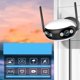 thumbnail image 5 of Cámara de Seguridad, Cámara de Vigilancia doméstica inalámbrica 2K, Deteca de MoviMiento de Nivel IP66 NightVision A TODO Color, Diseño Gran Angular de 180 DOBLE, 5 of 7