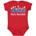 thumbnail image 3 of Inktastic Happy Hanukkah with lit candles Boys or Girls Baby Bodysuit, 3 of 5