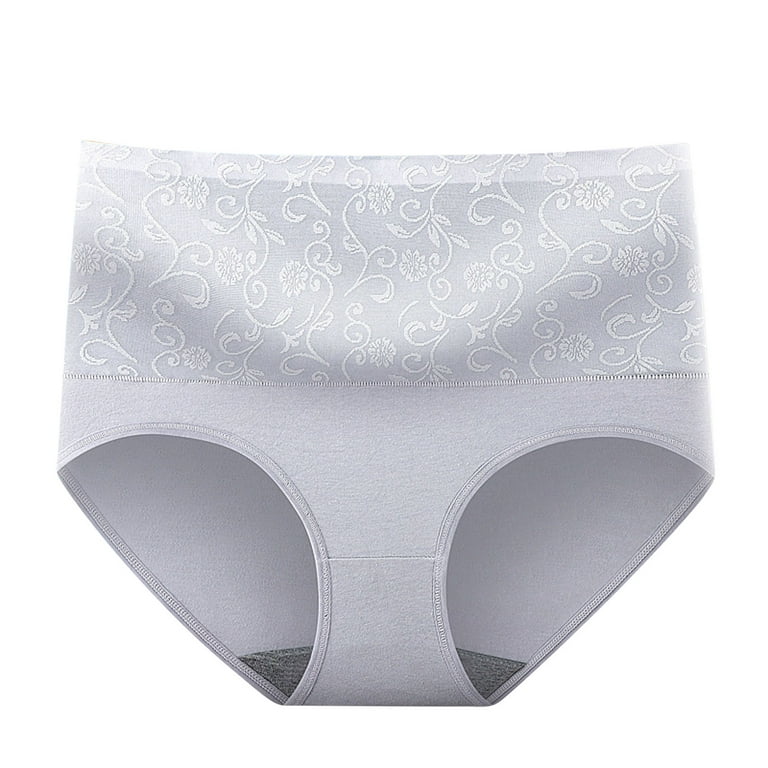 6pcs Women's Cotton Underwear Lace Full Briefs High Leg Knickers For Women  Soft Stretch Panties