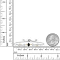 thumbnail image 3 of Gem Stone King 925 Sterling Silver and 10K Yellow Gold Black Onyx White Moissanite and Lab Grown Diamond Tennis Bracelet for Women By Keren Hanan (1.44 Cttw, Adjustable up To 9 inch), 3 of 3