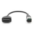 thumbnail image 1 of 6PIN to 16PIN Diagnostic OBD2 Cable Adapter, OBDII Scanner Replacement for CAN AM ATV UTV Motorcycle Bike Tools, 1 of 5
