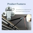 thumbnail image 6 of 41A5047 Door Bracket for Garage Door Openers, Replacement Door Bracket Compatible with All Chamberlain, Craftsman and LiftMaster Models Made After 1993, with Pin and Clip & 4 Fasteners, 6 of 8