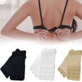 thumbnail image 2 of Sonducket Sujetador de mujer, extensión suave, poliéster Flexible, extensión de sujetador, gancho de correa, 5,7 cm, 3 filas, gancho de 4 filas, Color Accesorios de disfraces Blanco 3 gancho Sonducket AP1175-05, 2 of 6