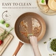 thumbnail image 3 of Innerwell Granite Nonstick Frying Pan Set with Lids, Induction Skillet, 6-Piece Cookware Set, 3 of 7