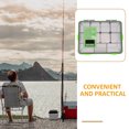 thumbnail image 3 of FENGGUIQU 1Pc Green Fishing Tackle Box Large Capacity Storage Container, 3 of 8
