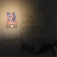 thumbnail image 2 of Yayeee LED Night Lights with Motion Detectors Auto Dusk to Dawn Light Sensors, 2 Pack, Pink Flowers Pattern, 2 of 7