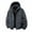 Dark Gray, variant on Men's Outdoor Jacket, Water-Resistant Windproof Hooded Coat, Quick-Dry Polyester Fabric with Multiple Pockets for Hiking, Sports, and Casual Wear