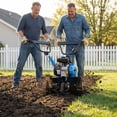 thumbnail image 2 of Gas Powered 4-Cycle 2-in-1 Tiller & Cultivator, 78.5cc 3.0HP Front Tine Rototiller with 18" Tilling Width Transport Wheels & Adjustable Handle, EPA Compliant for Garden Lawn Yard, 2 of 10