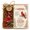 #01-Cardinal, variant on Sealed Glass Animal Comfort Figurine, Pocket-Sized Desk Decor with Encouragement Card for Office and Home