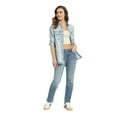 thumbnail image 4 of Jordache Women's High Rise Straight Jeans, Sizes 2-22, 4 of 4