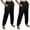Black, variant on jjayotai Sweatpants for Women, Loose Lightweight Yoga Joggers Workout Casual Lounge Pants with Pockets