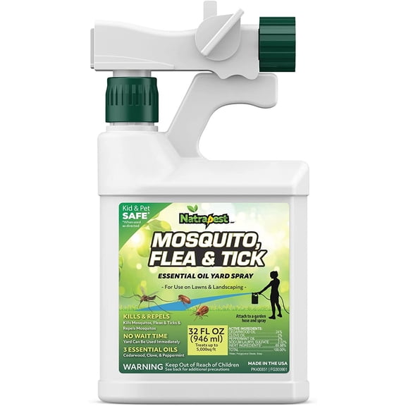 Natrapest Mosquito, Flea & Tick Essential Oil Yard Spray