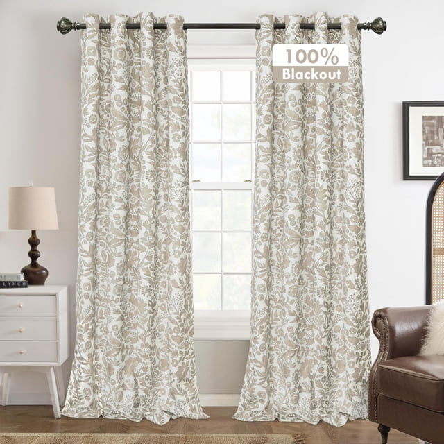 Cortinas DriftAway Julia Blackout con aislamiento térmico 132 x 213 cm