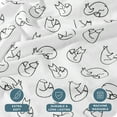 thumbnail image 3 of Bare Home Flannel Duvet Cover Set - 100% Flannel Cotton - Double Brushed - Queen, Feelin' Foxy, 3 of 6