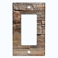thumbnail image 5 of Metal Light Switch Plate Outlet Cover Image of Wood Block Wallpaper WOD006, 5 of 13