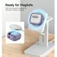 thumbnail image 3 of Suritch Case for AirPods 4 Generetion Wireless Earbuds Compatible with MagSafe Charging, with Secure Lock, Carabiner and Cleaning Kit, Purple, 3 of 9