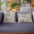 thumbnail image 3 of Plutus Brands Blue Plutus Amazonian Floral Luxury Throw Pillow 20 in x 30in, Double Sided 20" x 30" Queen, 3 of 9