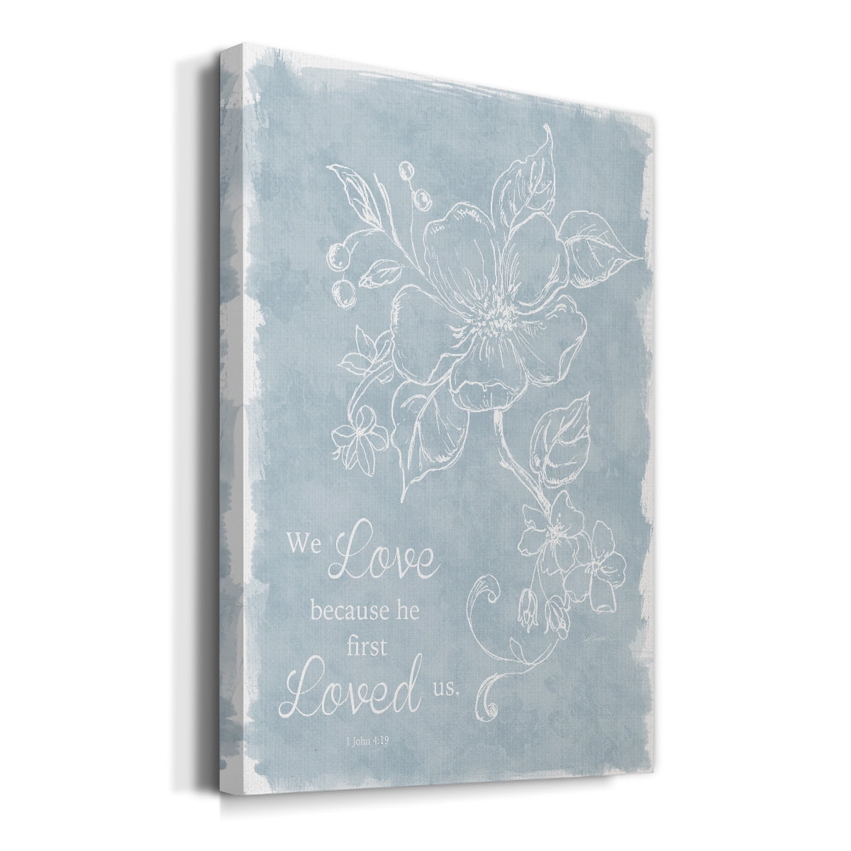 Loved Us First Premium Gallery Wrapped Canvas - Ready to Hang
