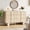 White Oak, variant on 47 Inch Wide Modern Fluted 6-Drawer Dresser - Chest of Drawers with Wooden Handles & Reinforced Legs for Bedroom Living Room Hallway, Light Oak