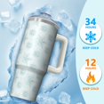 thumbnail image 4 of 30oz Merry Christmas Cup with Handle and Straw, Stainless Steel Insulated Tumbler for Women Men Holiday Drinks, 4 of 5