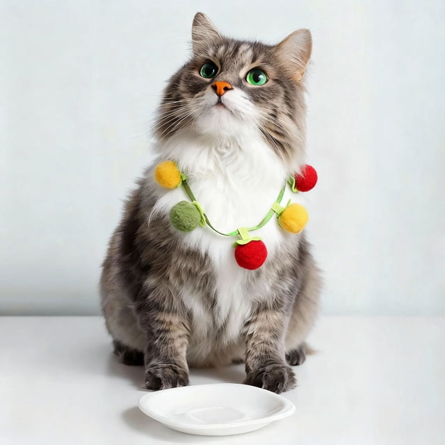 Uxcell Bite Resistant Catnip Playing, Durable and Interesting, Simulated Persimmon Cat Teeth Chew Playing Catnip Filled (3 Color, 3 Pcs), Intended for Bedroom / Balcony (45 x 5cm)