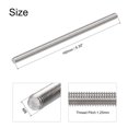 thumbnail image 3 of Uxcell M8 x 160mm 304 Stainless Steel Fully Threaded Rod Right Hand Threads 6 Pack, 3 of 4