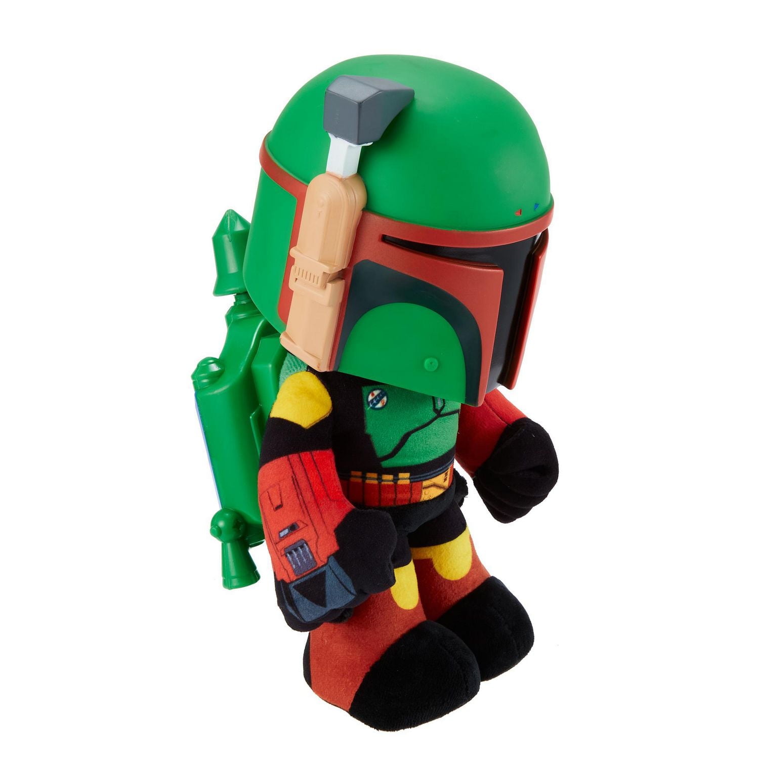 Star Wars Peluche à fonction Boba Fett Lance-roquette