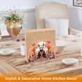 thumbnail image 5 of Cat Flowers Sun Orange God Napkin Holder for Table Clear Napkin Stand Paper Holder Acrylic Organizer Dispenser Napkins for Dinner Kitchen Restaurant Room, 5 of 8